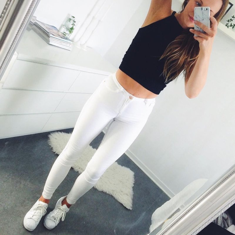White trousers
