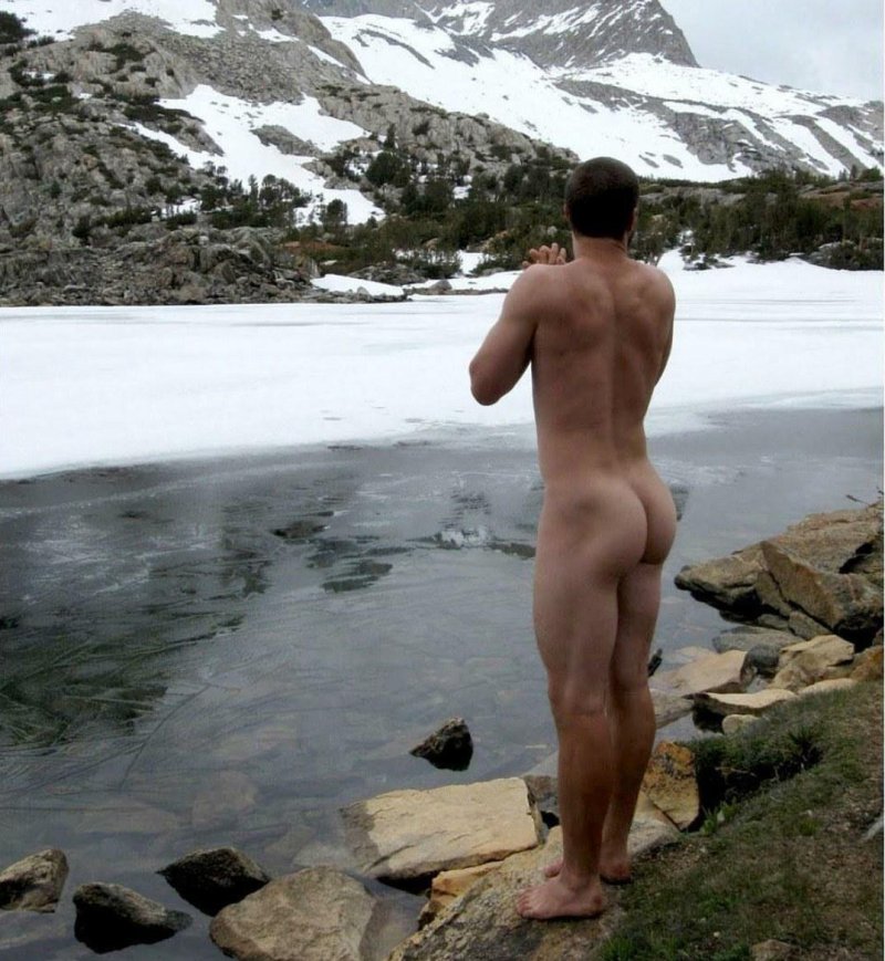 The guy naked
