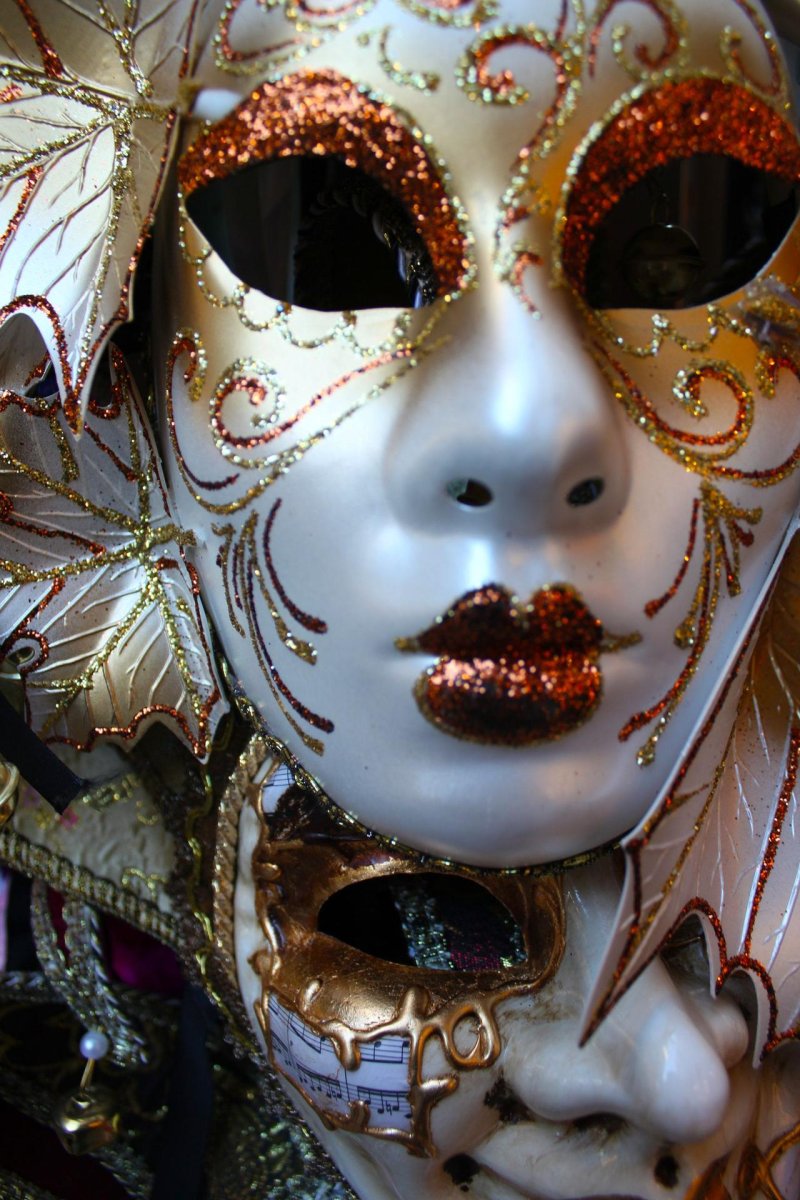 Venetian mask of Mattachino