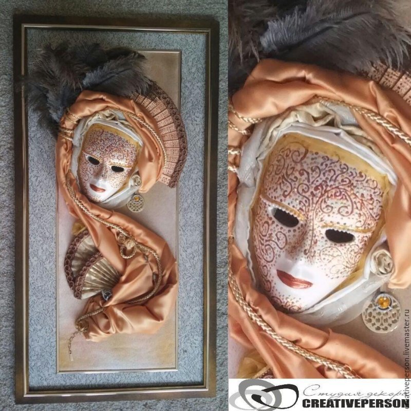 Venetian mask panel