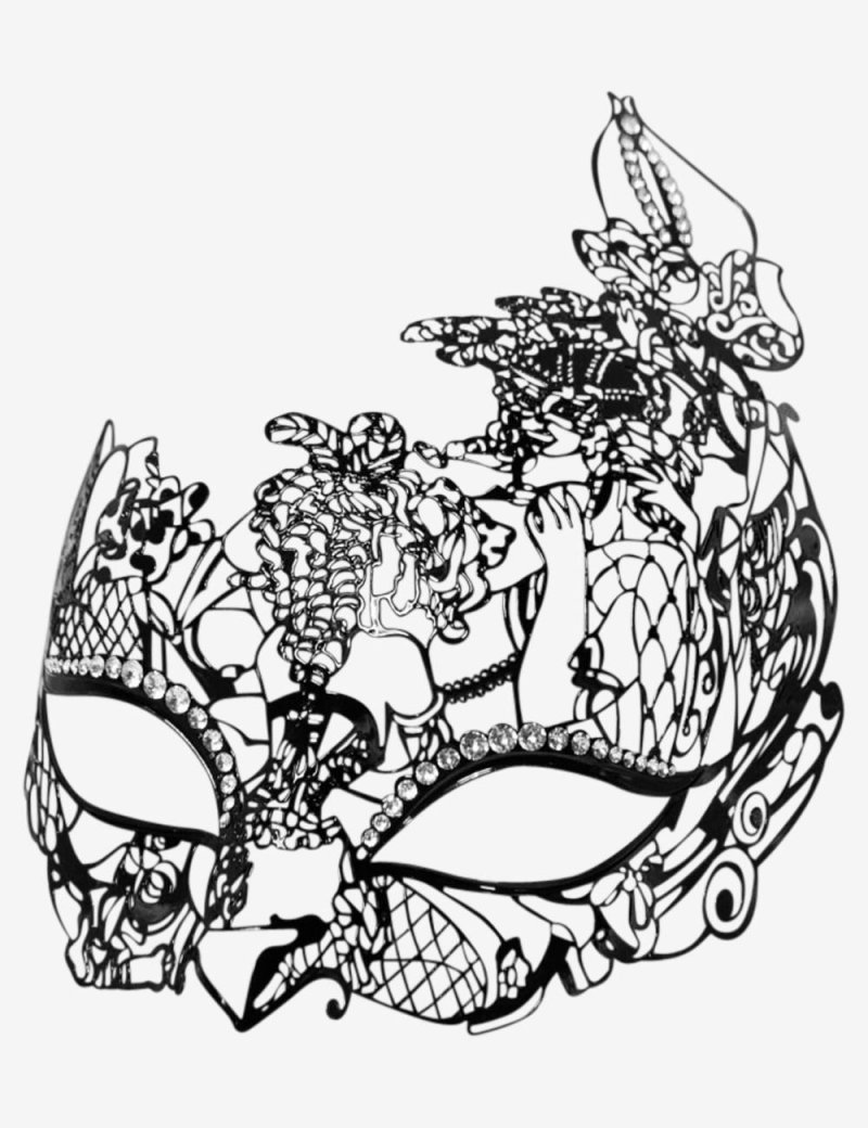 Sketch of carnival masks