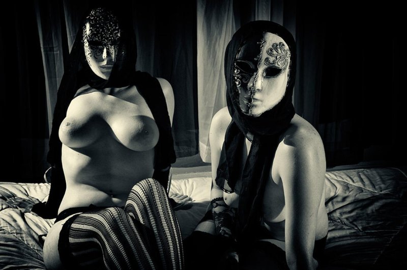In masks