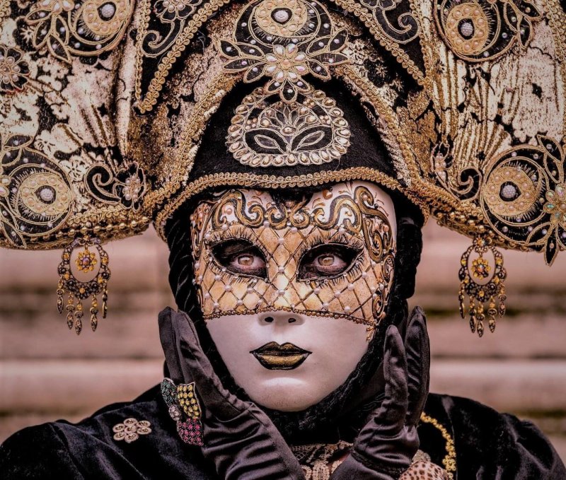 Venetian carnival Mask lady