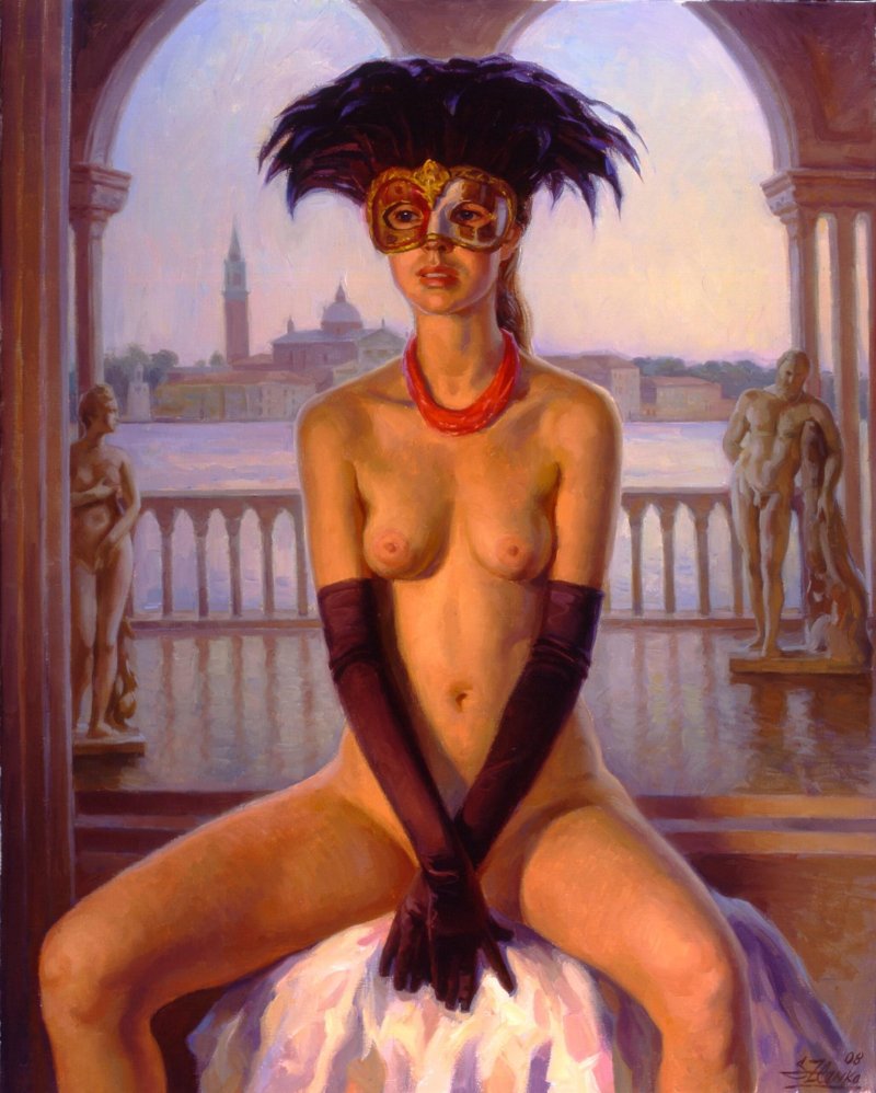 Venetian carnival paintings