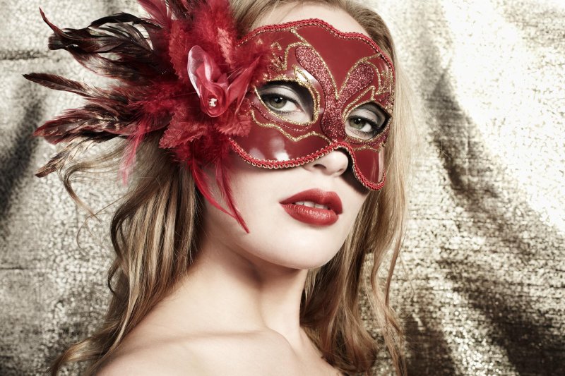 Girl in a mask