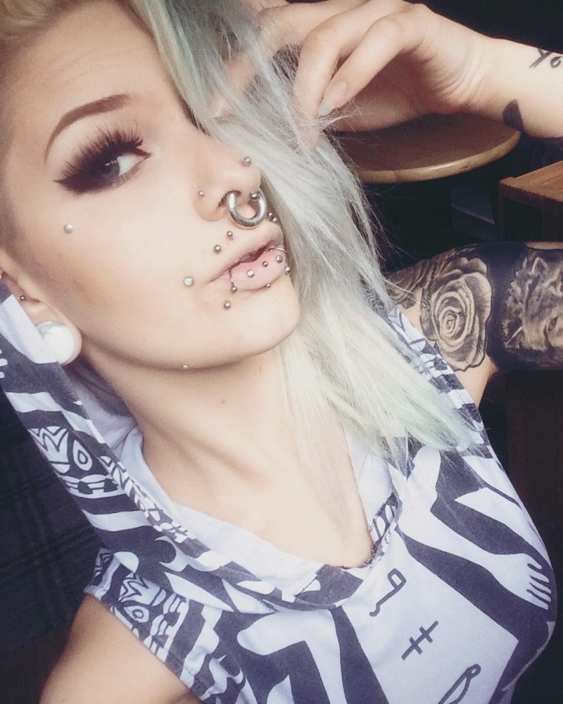 Girl Piercing