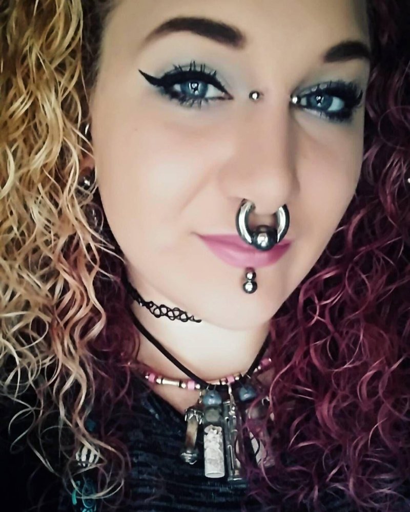 Tunnels piercing in girls