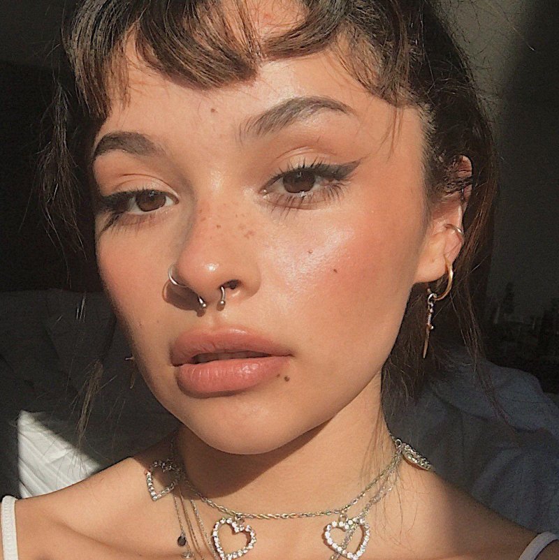 Piercing the nose septum