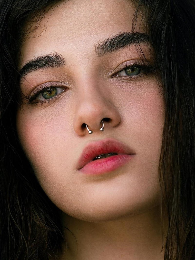Septum piercing