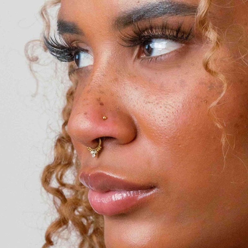 Nose piercing