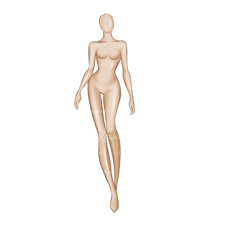 Models for clothing sketches