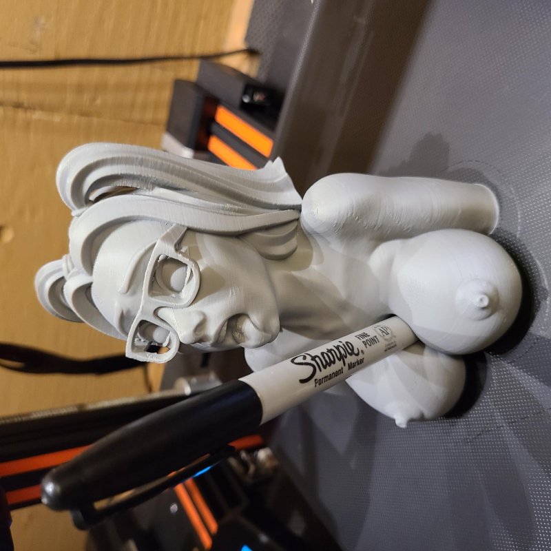 Hands for pens on d printer