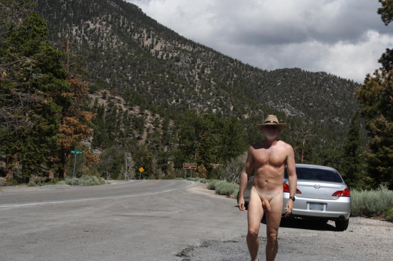 Nude hiking