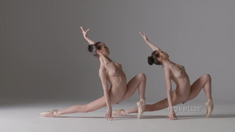 Naked ballerina