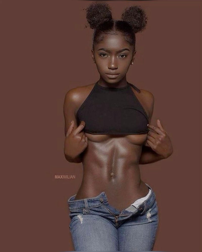 Black -skinned girl