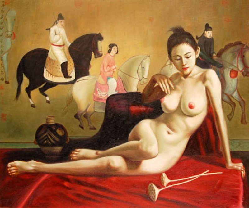 Naked women in paintings