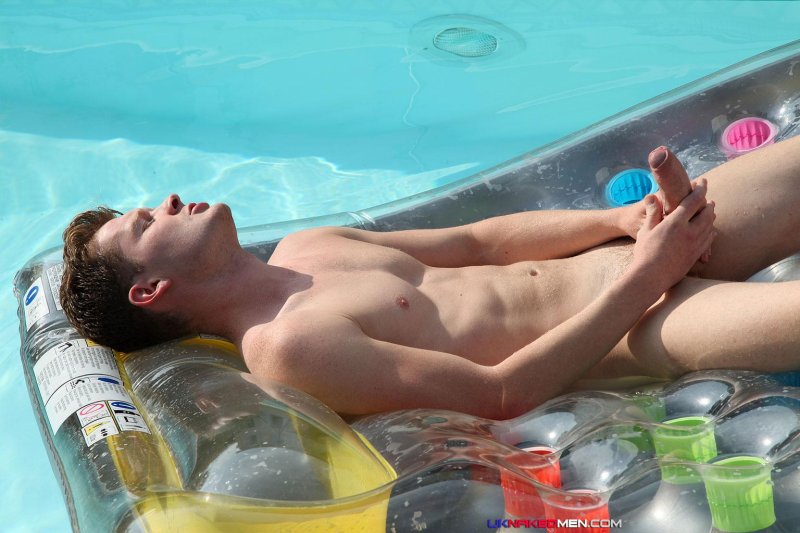 In the pool