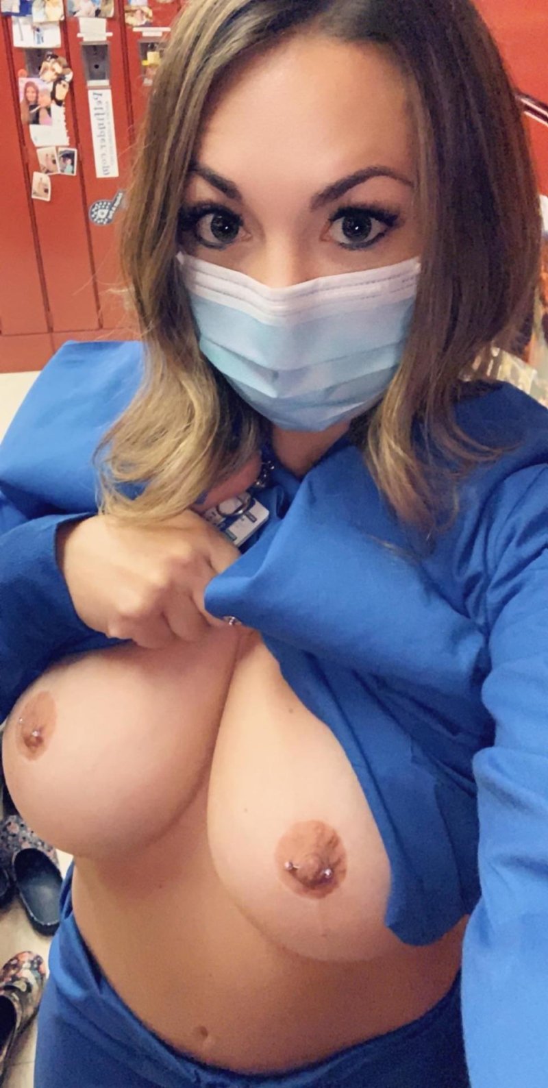 Selfie Sails with breasts