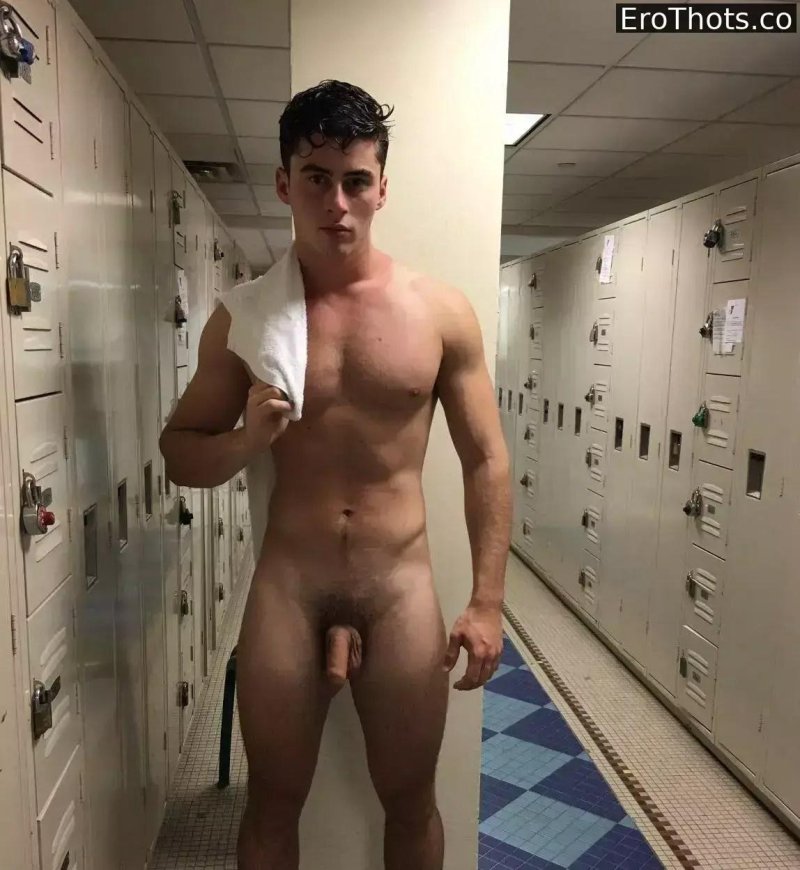 Guy in the locker room