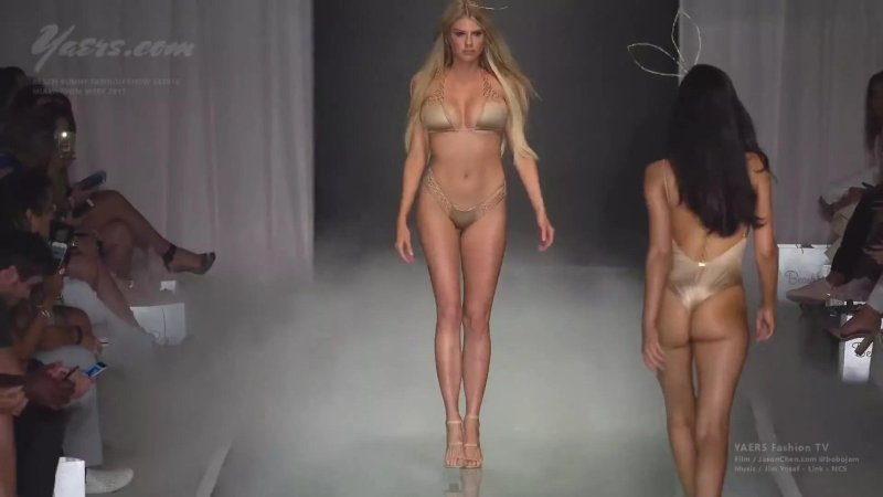 Models in swimsuits