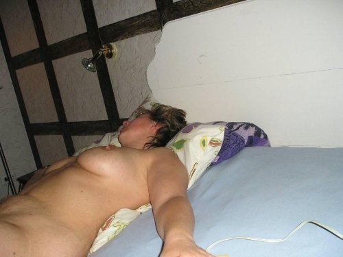 Drunk sleeping wife Homemade