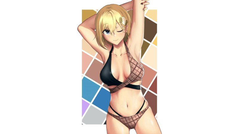 Wallpaper of the anime boobs
