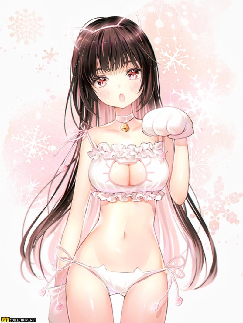 Anime girl in linen