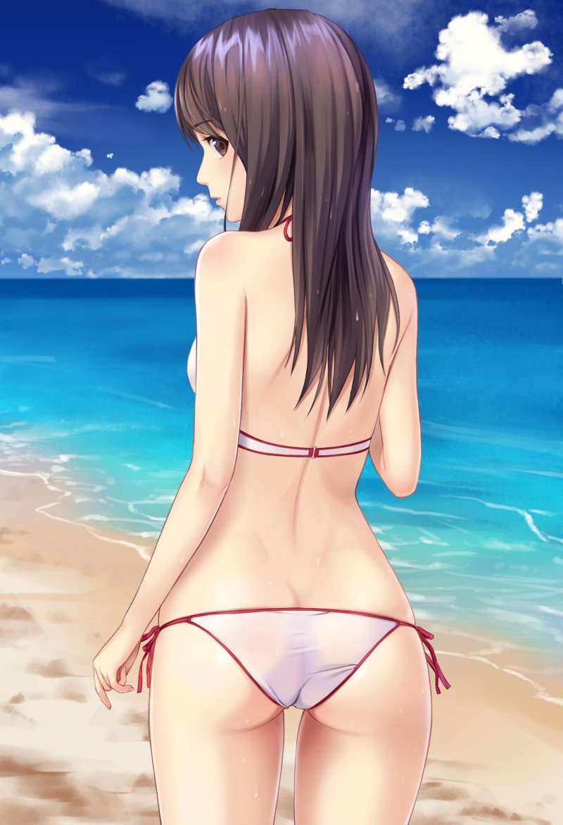 Anime Girl in a swimsuit