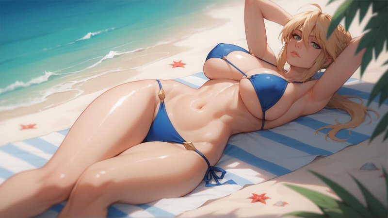Samus Aran in bikini