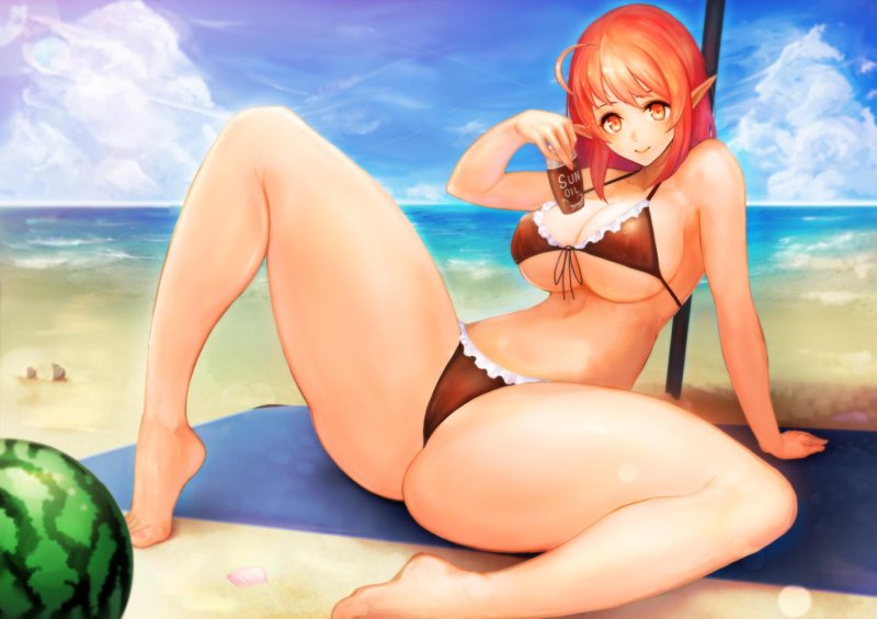 Anime girls with big tits and ass