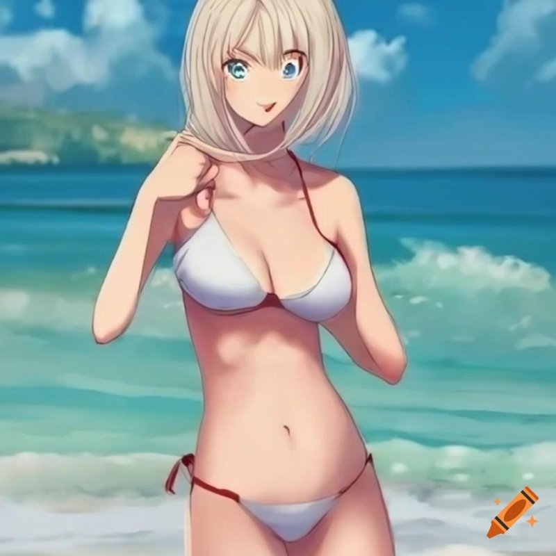 Anime in bikini