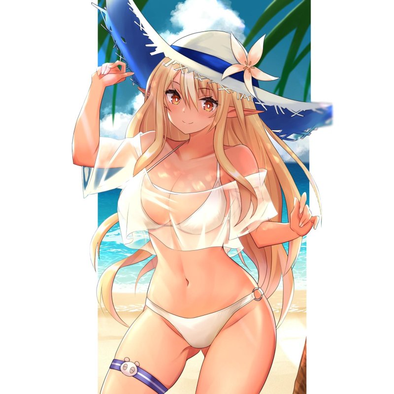 Anime on the beach