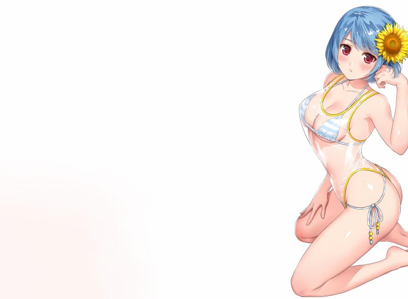 Hina Tachiban in a swimsuit