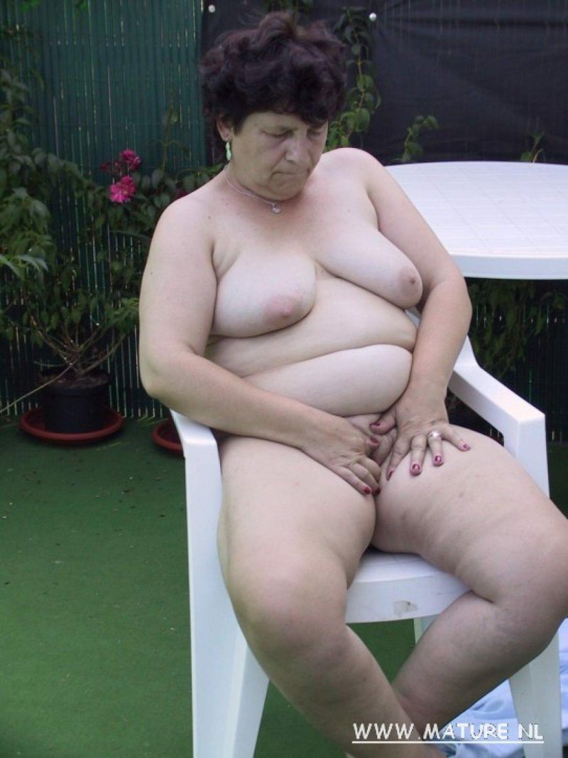 Naked old women in the country