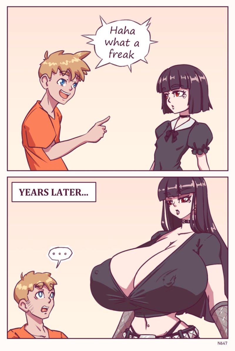 Huge boobs art