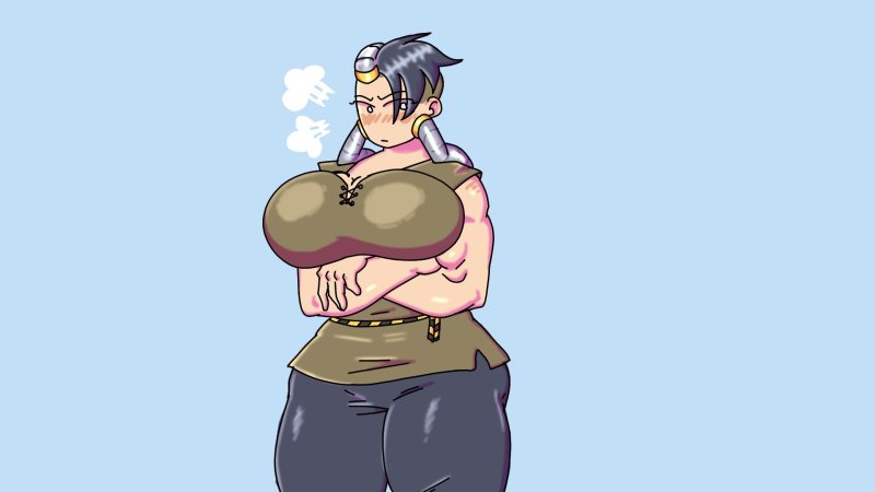 Breast expansion animation