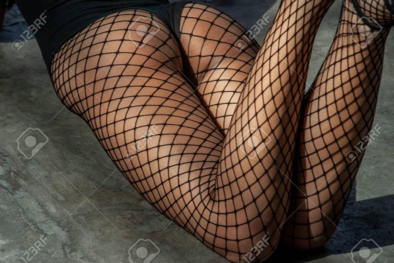 Pantyhots in the mesh black