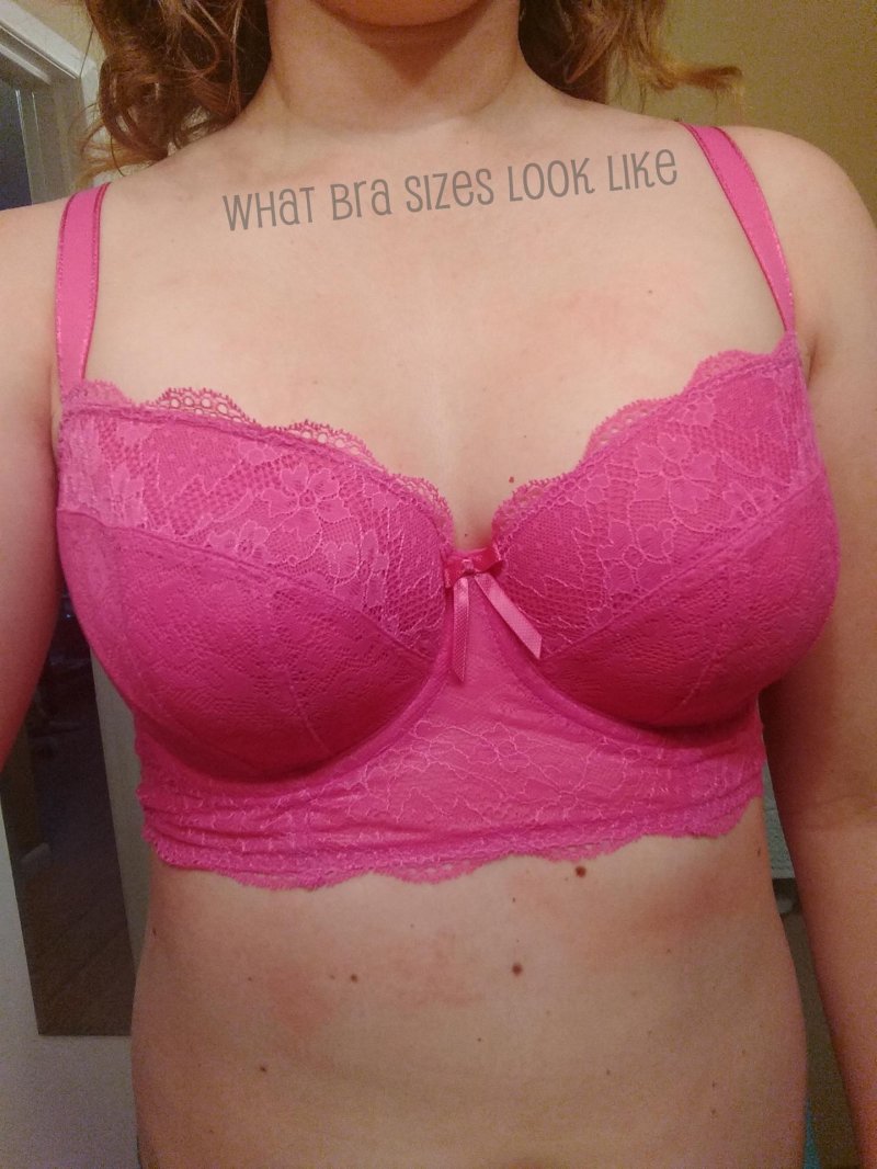 Pink bra