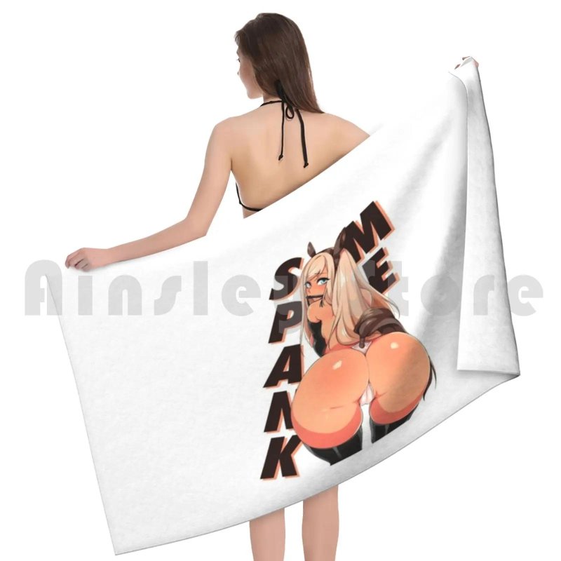Beach towel made of microfiber