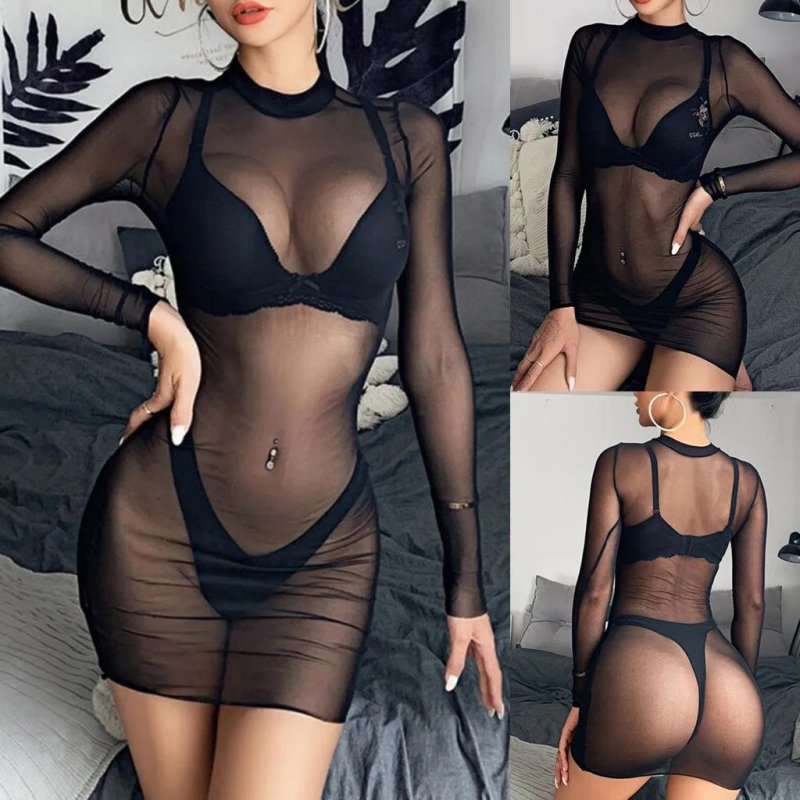 Erotic transparent dress