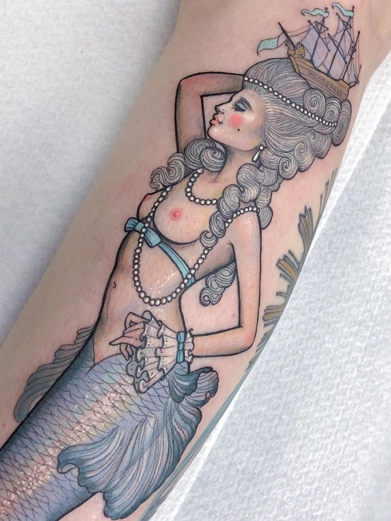 Tattoo mermaid