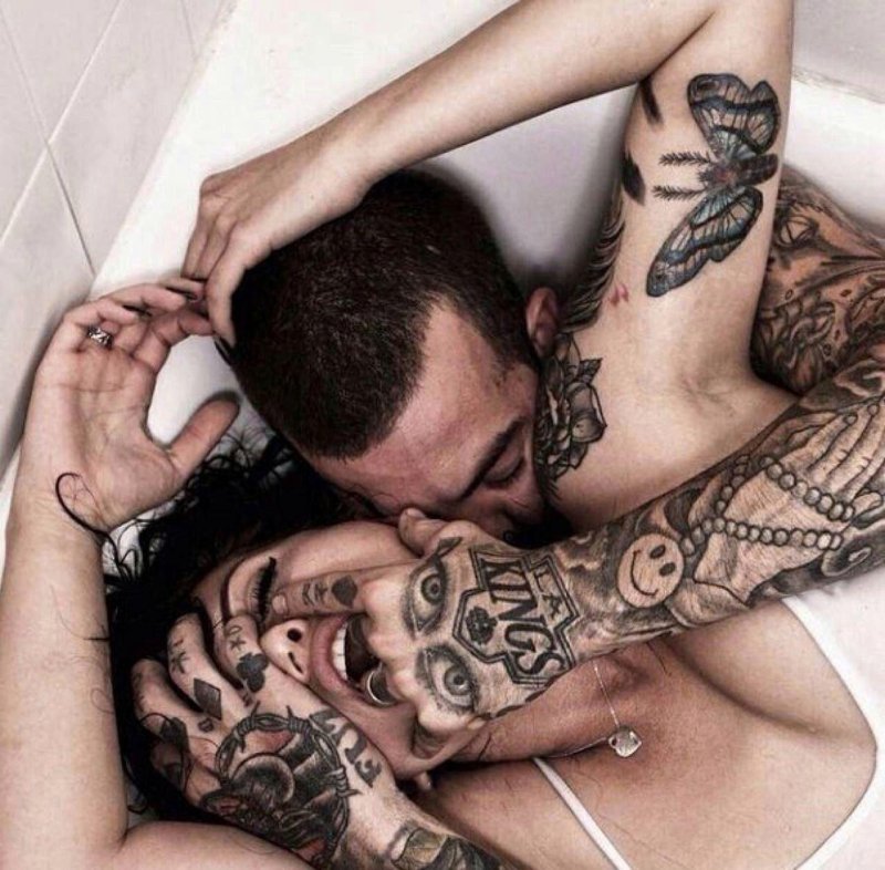 Tattooed couples