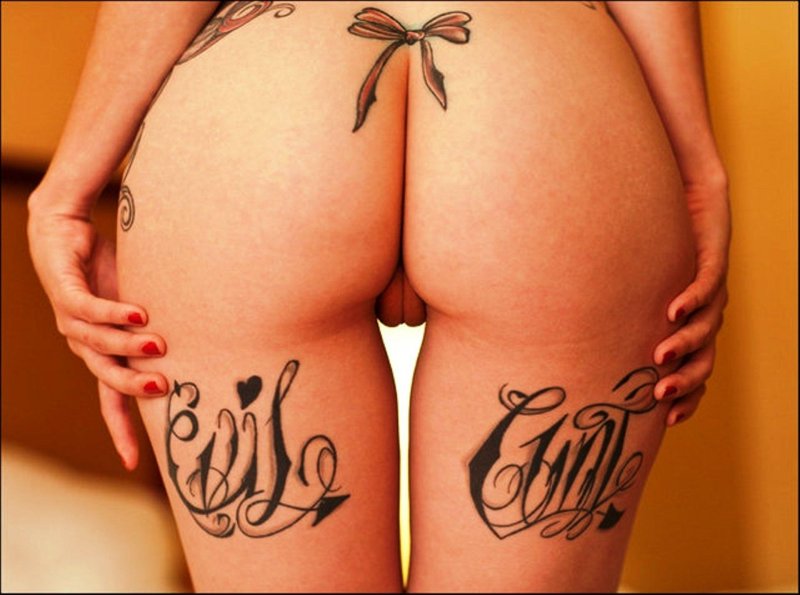 Tattoo for girls on the pope