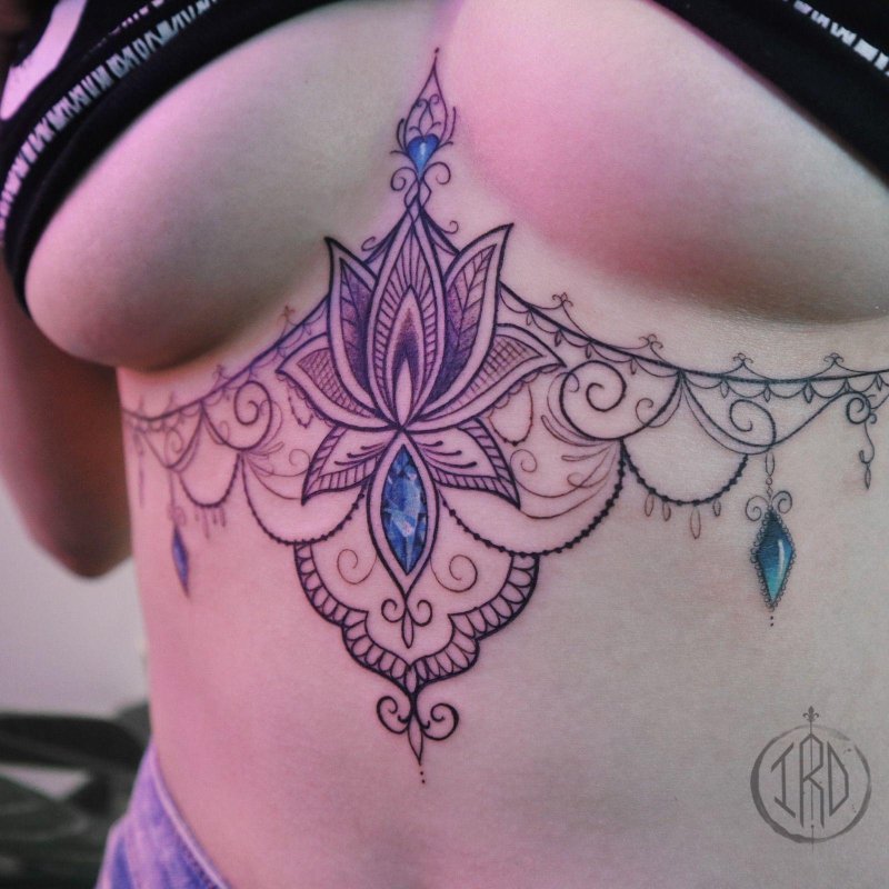 Tattoo on the back for girls