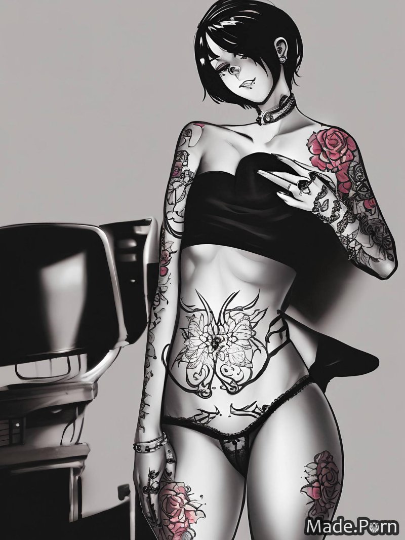 Hentai girl with tattoo