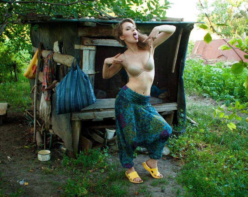 Naked girls from the village