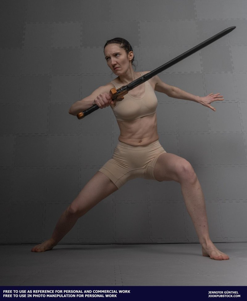 Pose with a sword reference