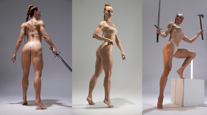 Painted woman reference