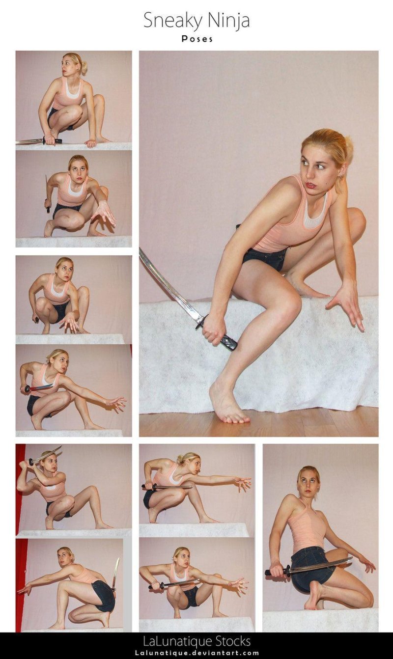 Pose with a sword reference