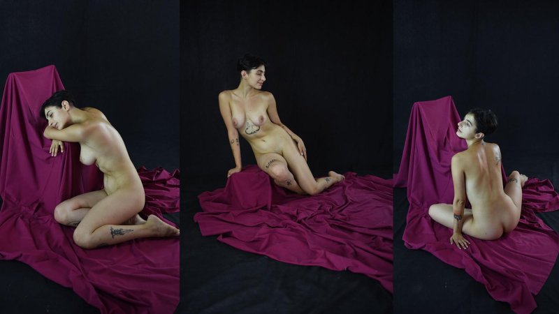 Nude model